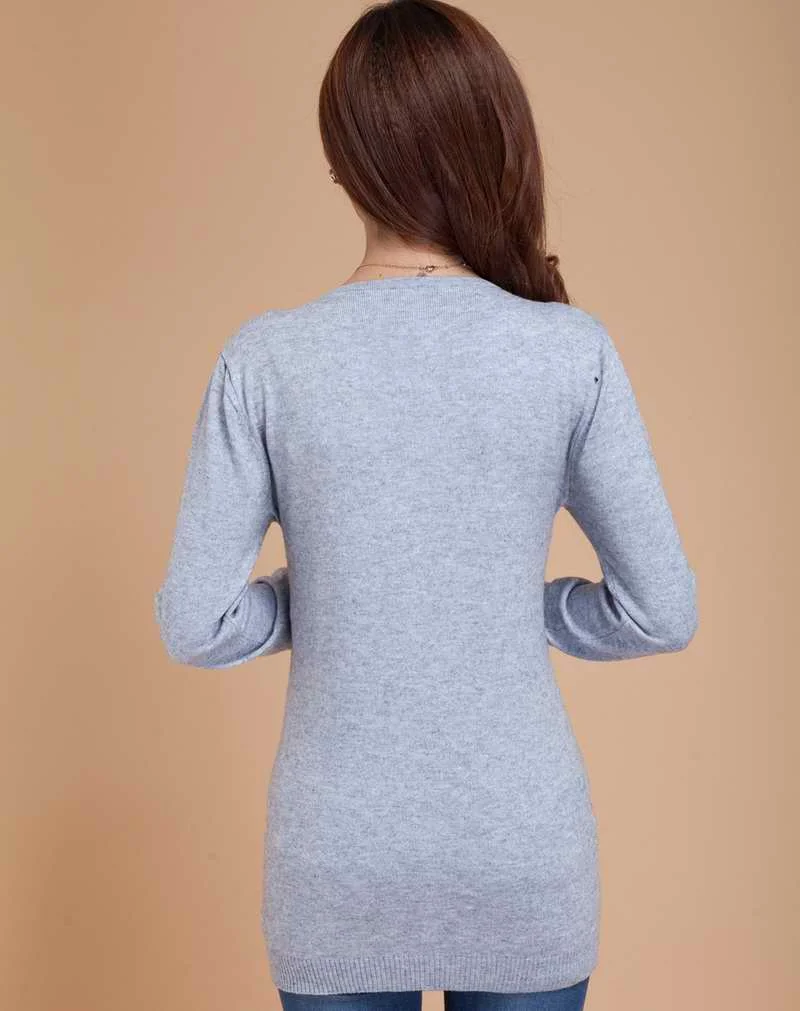 Addonee 2017 женский свитер кашемировая шерсть мода средний длинный свободный женская