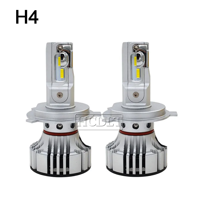 Hcdlt 1 комплект F2 автомобильная светодиодная лампа для фары H1 H7 H11 HB3 9005 HB4 9006 H4 6500K 72W фары с чипом CSP вентилятором Turbo авто фары светильник 12V 24V