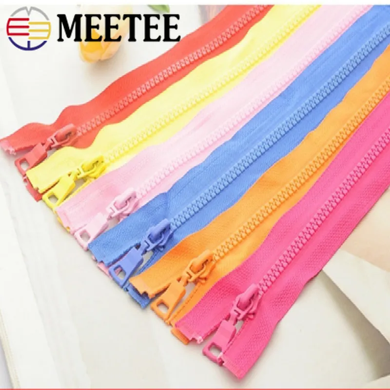 Meetee 4 шт. 55 см 90 5 # длинная застежка молния открытый конец сумки на молнии пальто
