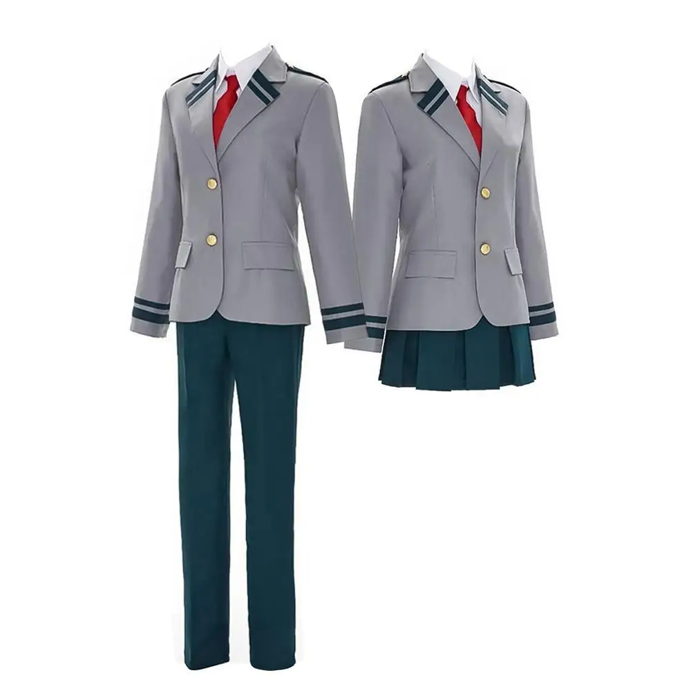 Мой герой Академии школьная Униформа Аниме Boku без haku Bakugou Katsuki OCHACO URARAKA Косплэй