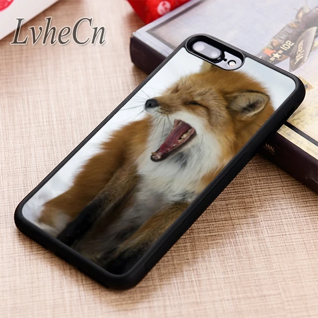 Чехол для телефона LvheCn FOX yтент снег iPhone 5 6 6s 7 8 plus X XR XS max 11 12 Pro Samsung Galaxy S7 edge S8 S9 S10 |