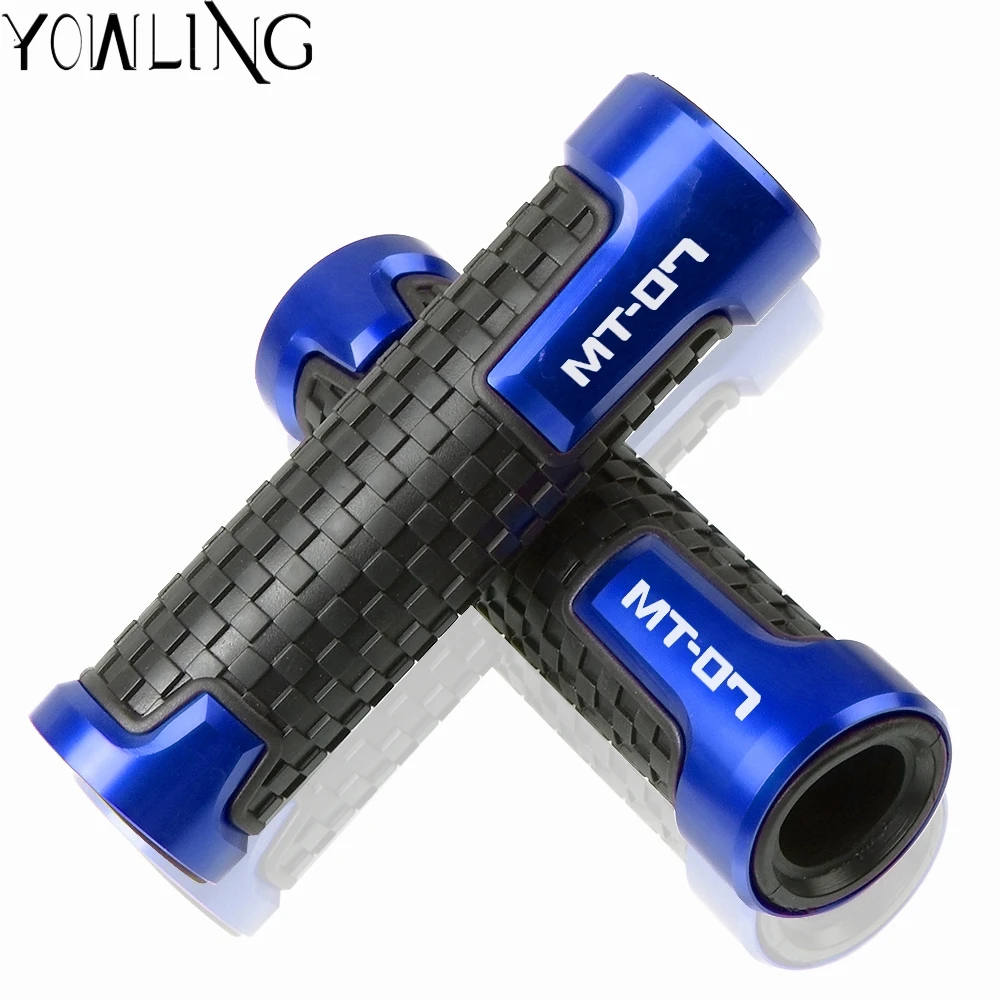 

Hot sale 7/8''22mm For YAMAHA MT07 FZ07 mt-07 fz-07 2014 2015 2016 2017 2018 2019 Motorcycle Rubber Hand Grip Bar handlebar grip