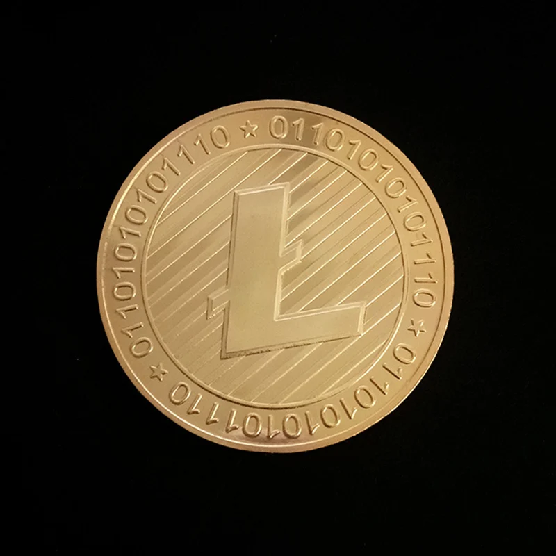 Новинка 2019 коллекционные монеты LTC виртуальная цифровая Биткоин тисненая