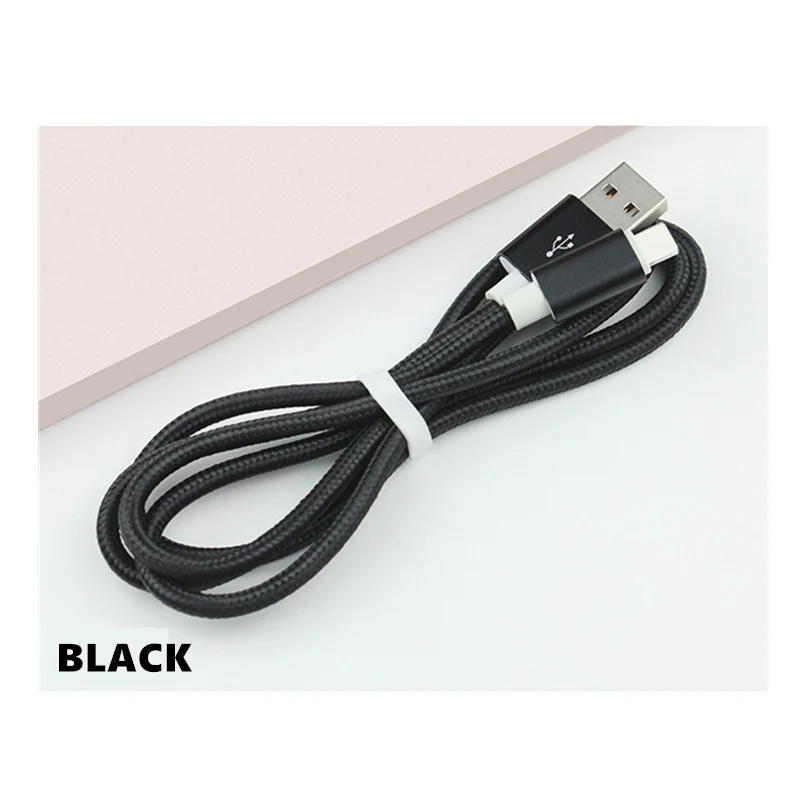 Зарядный кабель usb type C для samsung Galaxy S10+ S9 S8 Plus A9 Star A7 A5 A3 длиной 3 м 2 м 1 м 20 см короткий кабель для быстрой зарядки - Цвет: Черный