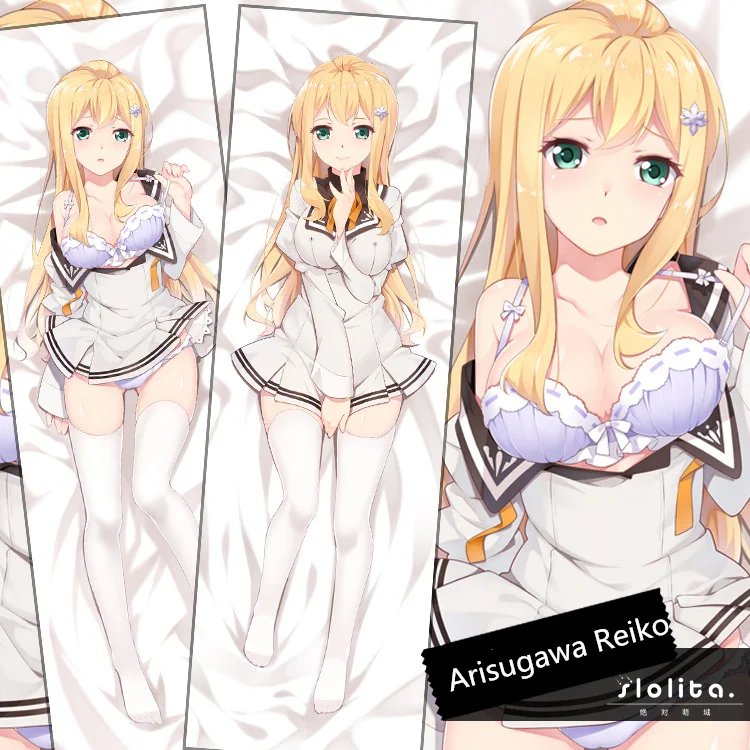 Японское аниме Shomin образец Arisugawa Reiko обнимающая Подушка Чехол длинный Otaku