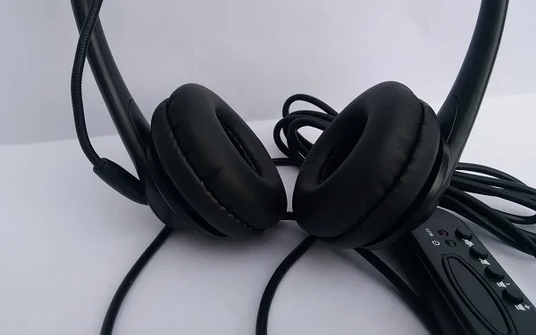 USB проводные наушники гарнитура микрофон для ноутбука ПК компьютера чата