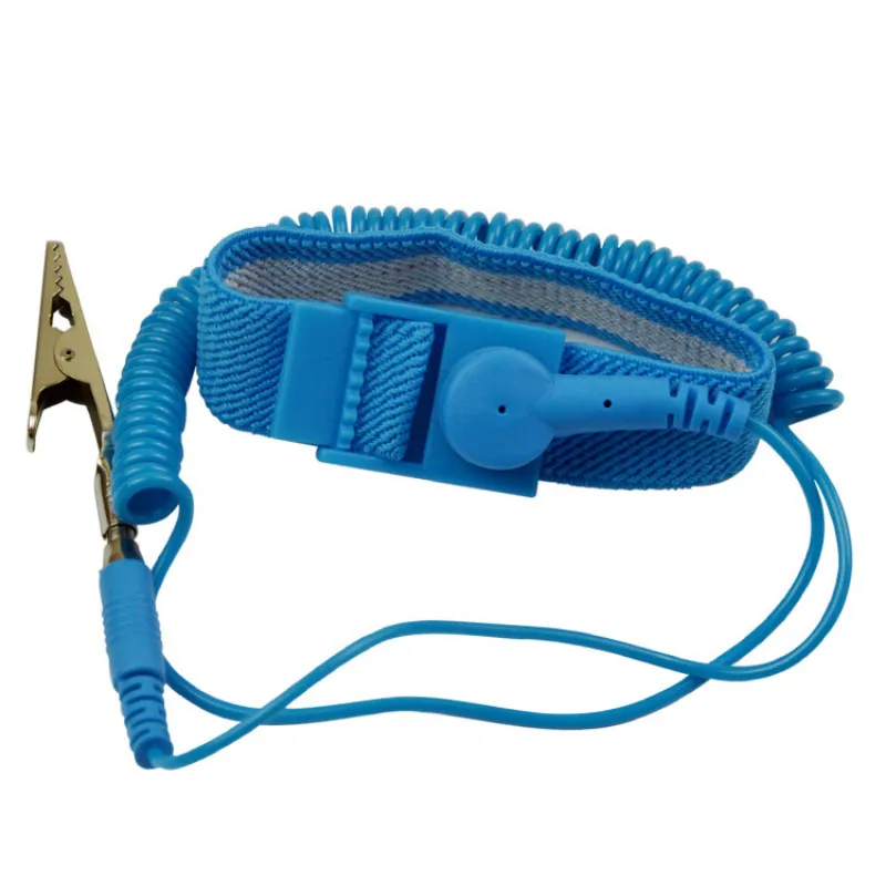

Anti-static bracelet with adjustable buckle wrist with line wrist strap discharge the body to accumulate electrostatic charge