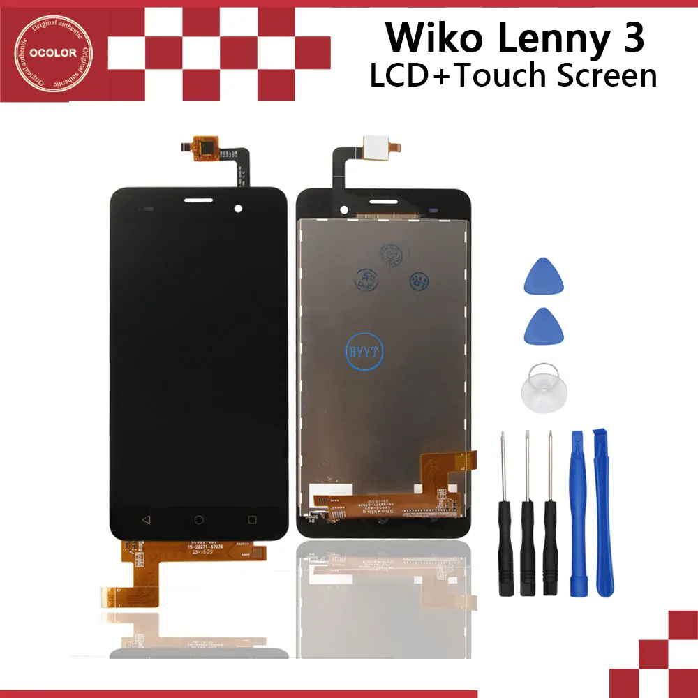 Ocolor для Wiko Lenny 3 протестированный ЖК дисплей и сенсорный экран с рамкой запасная