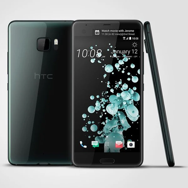 Горячая Распродажа, мобильный телефон htc U Ultra LTE, две sim-карты, 4 ГБ, 64 ГБ, четырехъядерный процессор Snapdragon821, 5,7 дюймов, смартфон на Android 2560x1440px DualView - Цвет: 4GB 64GB Black