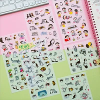 25packslot vintage love cat diary decoration stickerscrapbook deco setschool stationery office supplies g048