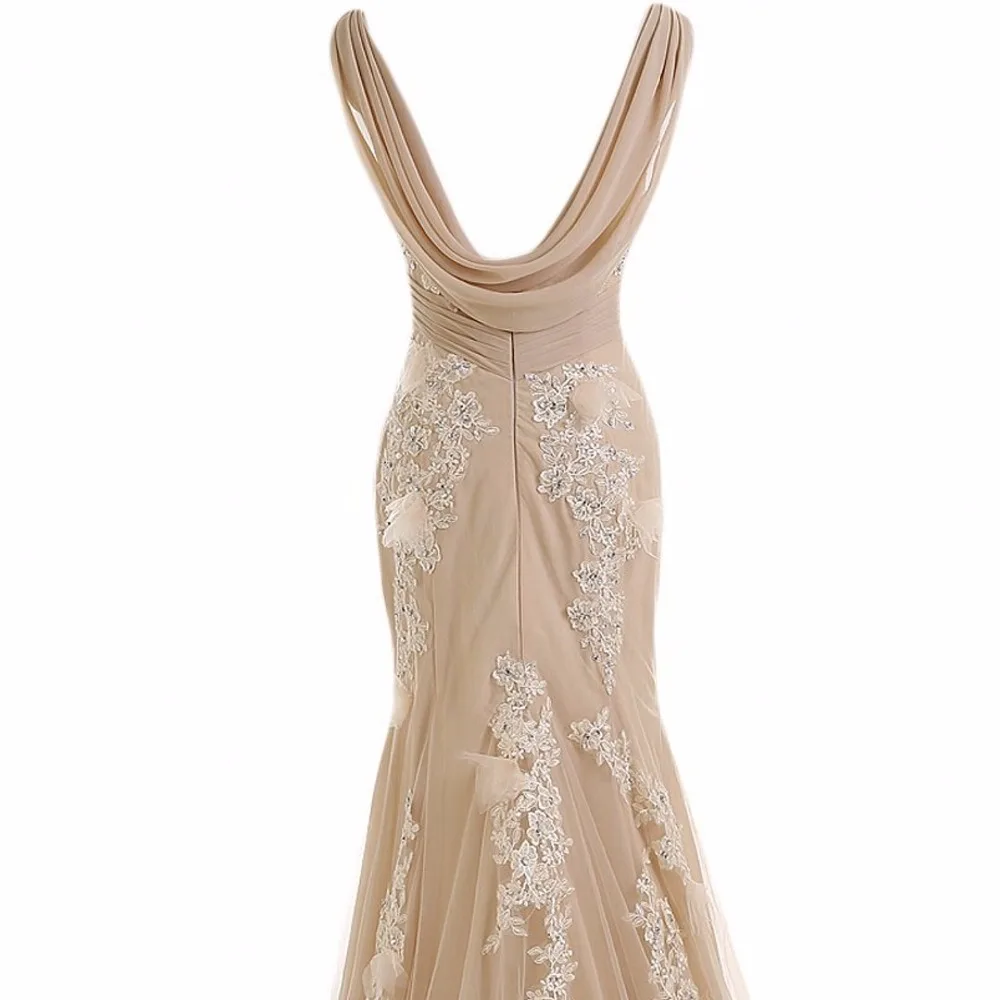 Женское длинное вечернее платье элегантное на заказ модель HQY307 2018 | Свадьбы и