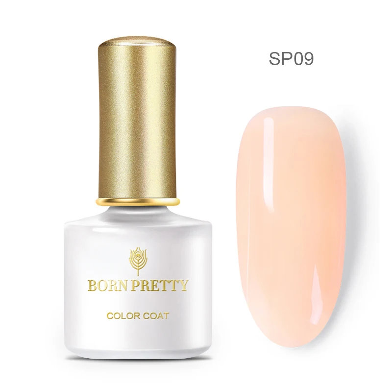 BP-SP09 Гель-лак серии BORN PRETTY Jelly 6 мл, гель для ногтей розового и серого цвета, полупрозрачный, впитывающий УФ светодиодный Гель-лак для ногтей - Цвет: BP-SP09