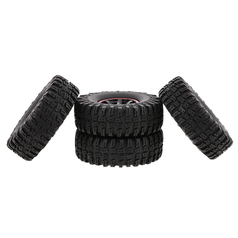 4 шт. RC шины 1/10 96 мм 115 для багги 6 спиц обод HSP Redcat Traxxas Axial SCX10 RC4WD D90 CC01 автомобильные