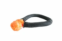 free shipping orange 10mm80mm atv winch shackle for partsuhmwpe shackleatv winch cable