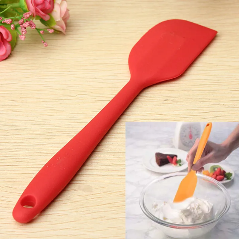 2 шт./лот кухонный силиконовый шпатель для торта скребок смешивания теста щетка