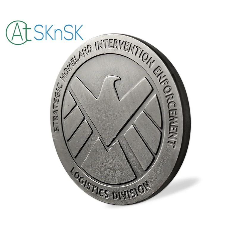 5 шт./партия агенты Мстителей щит S. h. i. e. l. d. Значок памятные монеты коллекционные подарки для героев сувенирные коллекции