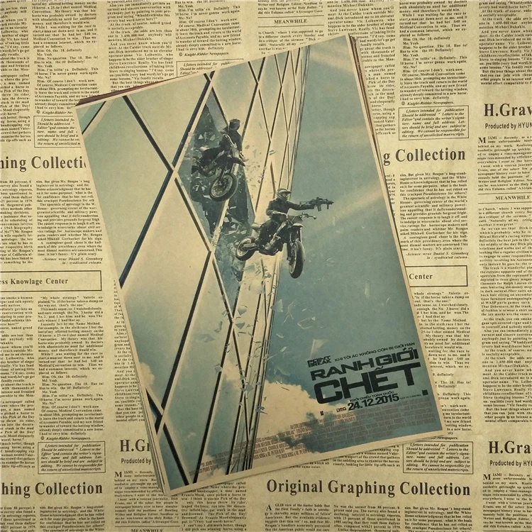 

Point Break core Vintage Movie Kraft Paper Poster Bar Cafe Living Room Dining room Wall Decorative Paintings