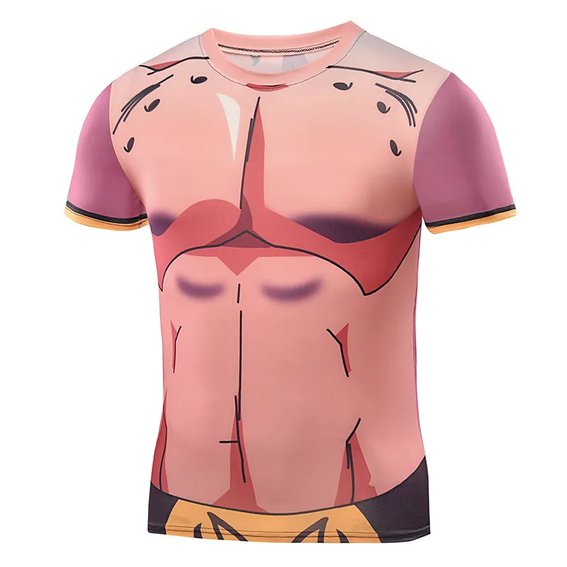 2017 summer men's T shirt 3D print fitness quick-drying fashion casual tops tees Mela seven dragon ball T-shirt brand clothing | Мужская
