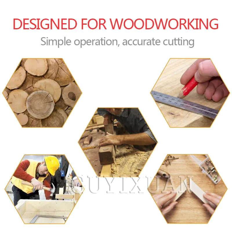 

DIY electric saw 900W mini sliding woodworking table saw wooden circular angle adjustment miter saw blade diameter 210mm