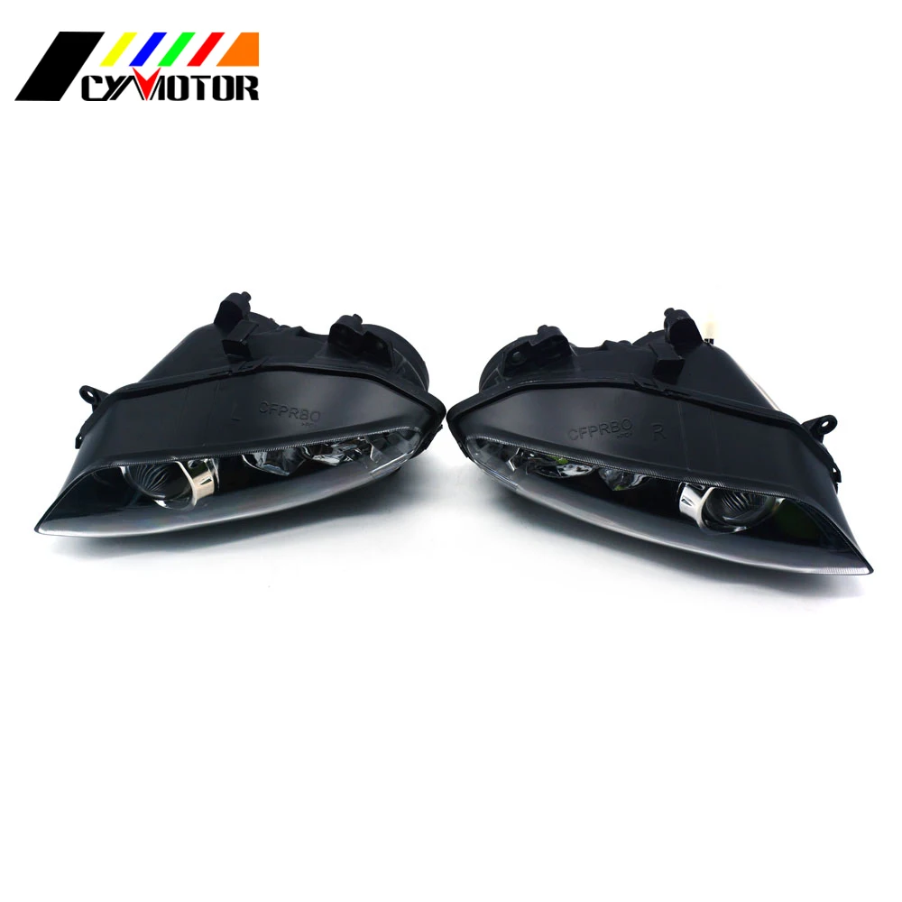 Передняя фара мотоцикла для YAMAHA YZF R1 YZFR1 2004 2005 2006 04 05 06 уличный велосипед|Накладки и