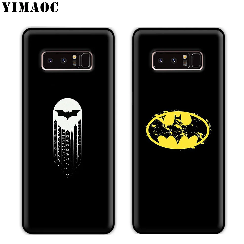 YIMAOC Batman Dark Knight Logo Soft Silicone Case for Samsung Galaxy S10 S10e S9 S8 Plus S7 S6 Edge J6 Cover |