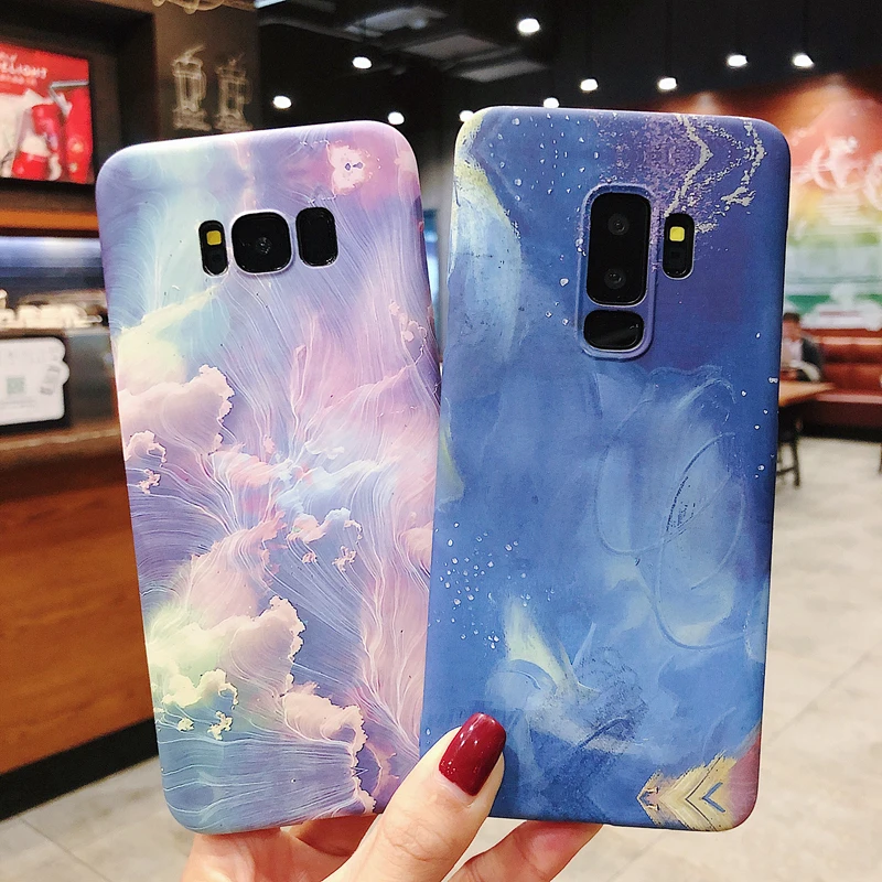 YHBBCASES для Samsung S10 S8 S9 Plus чехлы Note 10 8 9 цветные телефонов с рисунком мечтательного