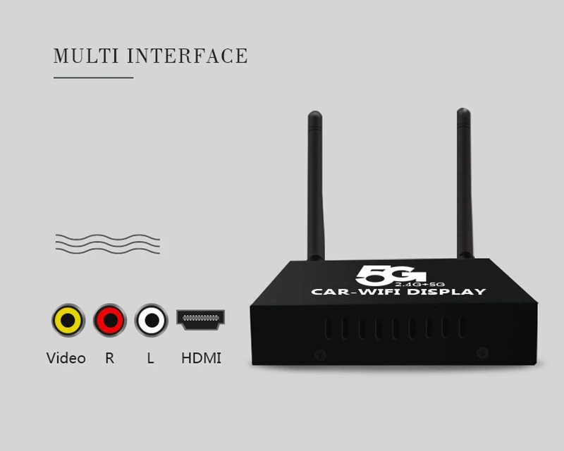 2,4G 5G WiFi Дисплей донгл HD ТВ видео адаптер Airplay экран зеркалирование литая коробка для iPhone XS MAX X iOS Android телефон для автомобиля тв