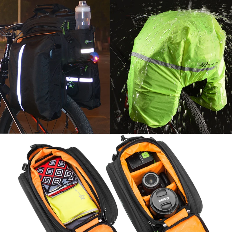 Велосипедная багажная сумка 3 в 1 ROCKBROS водонепроницаемая для горных и дорожных