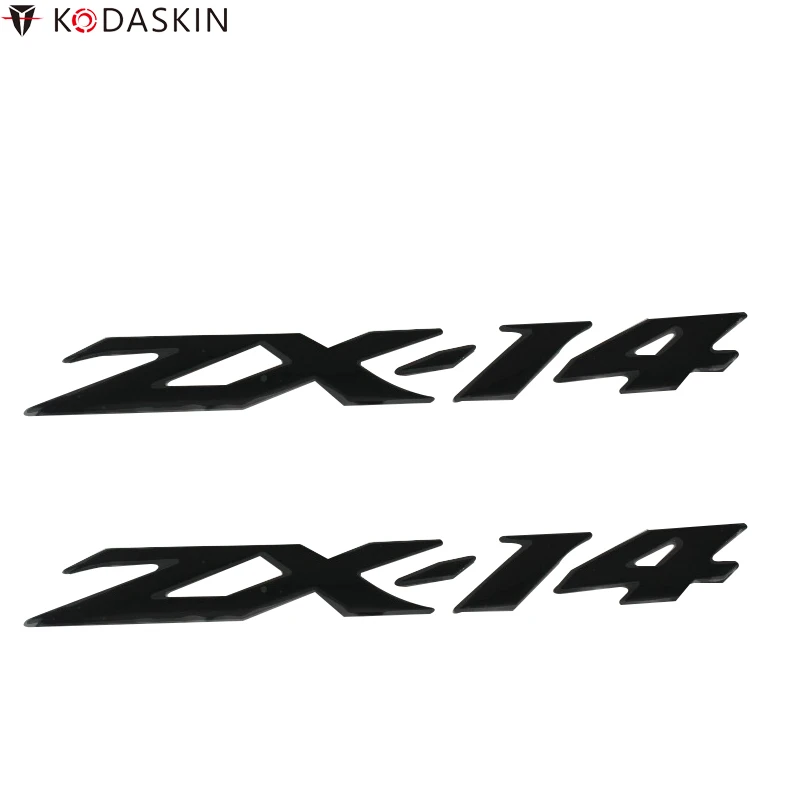 KODASKIN мотоцикл логотипы Светоотражающие 3D повышение эмблемы наклейки для Kawasaki ZX-14
