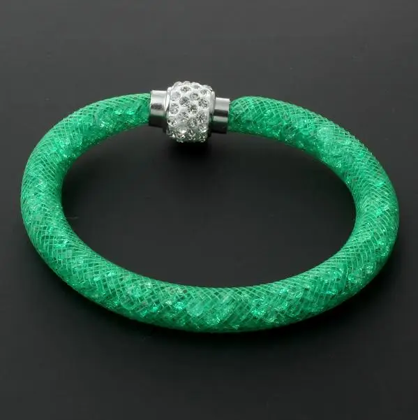 Женский браслет с кристаллами дешевые ювелирные изделия стразы магнитная