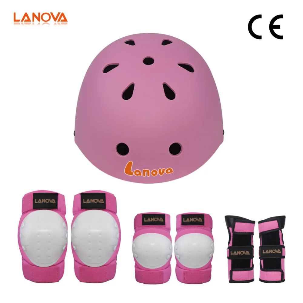 LANOVA Детский Молодежный комплект защитной экипировки для скейтбординга