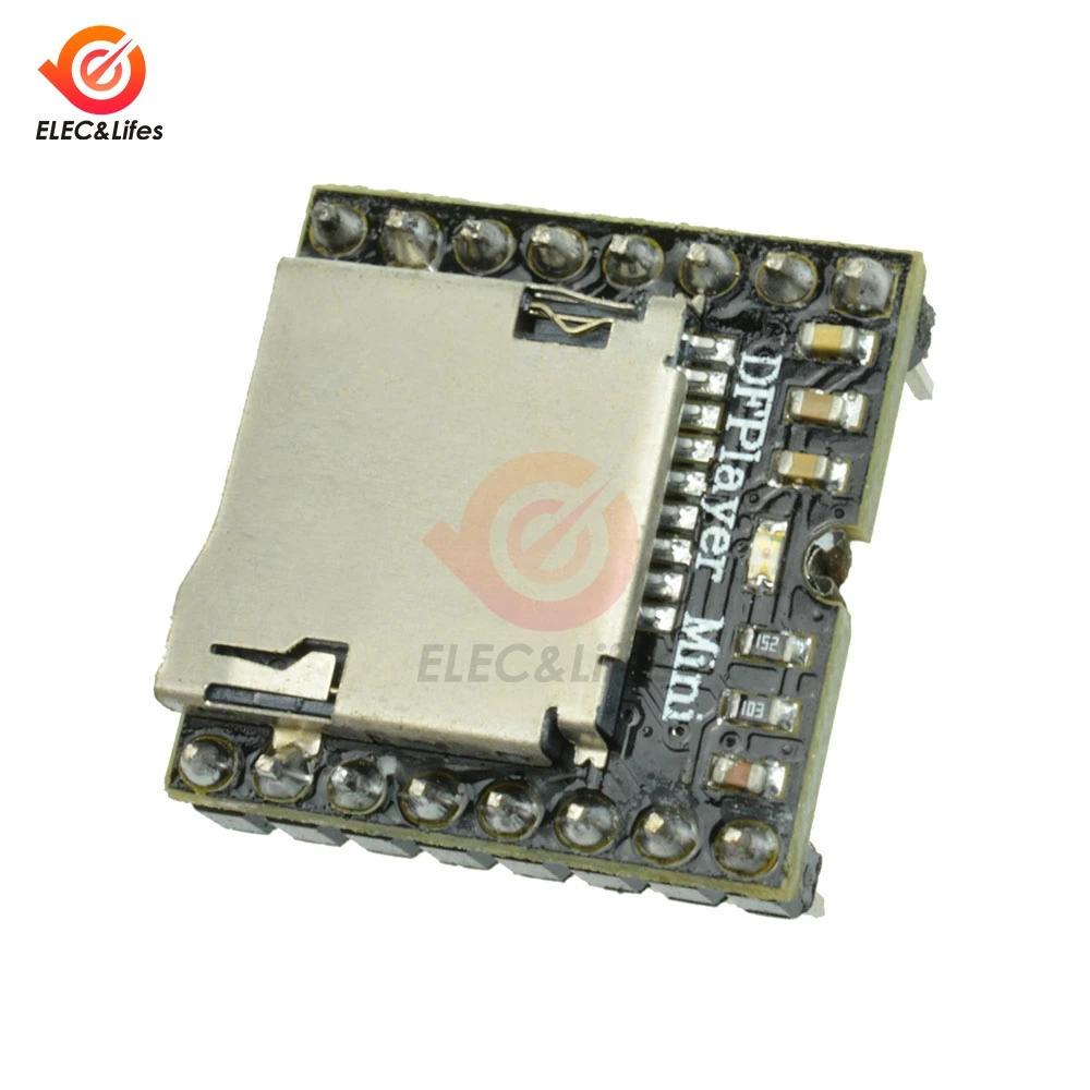 DFPlayer мини mp3-плеер модуль TF карта U диск мини mp3-плеер аудио декодер плата для Arduino DF Play I/O последовательный порт AD