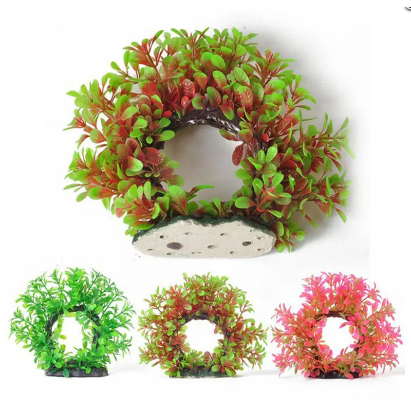 Пластиковая водоарочная дверь ручной работы растение трава зеленая черепаха