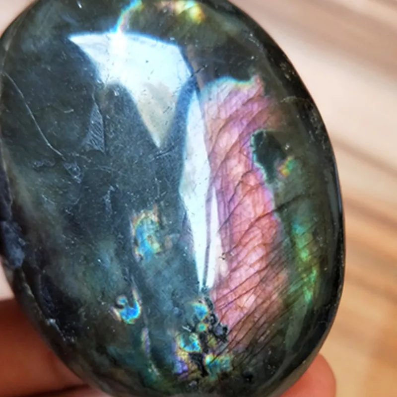 

Hot sale 115g NATURAL polished Labradorite Crystal Stone Original Specimen