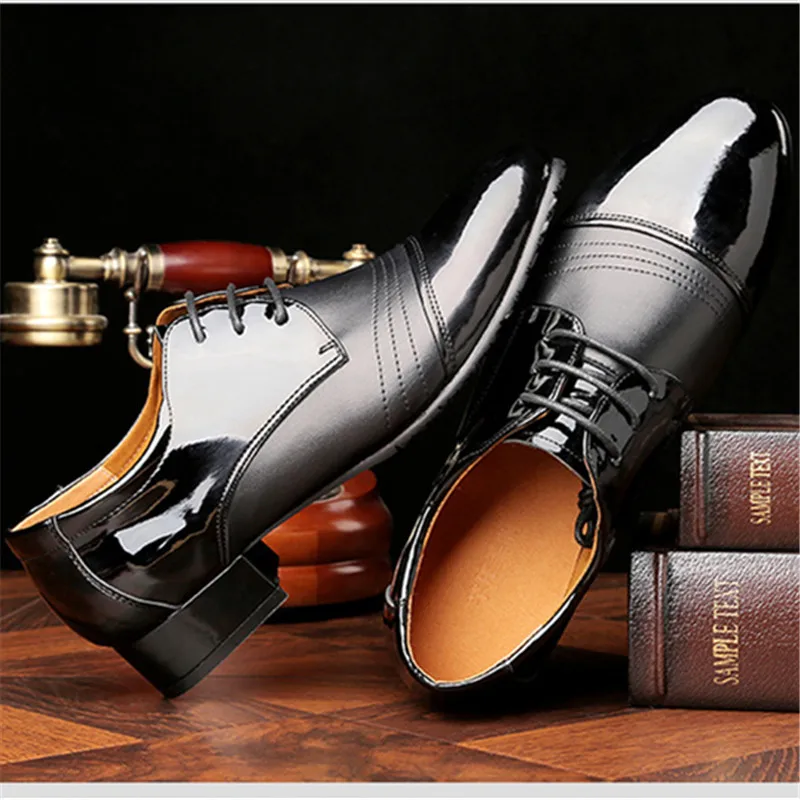 Мужские туфли для бальных танцев из натуральной кожи танцевальные