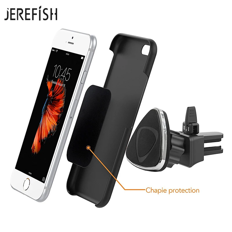 Jerefish автомобильный держатель телефона Магнитная Air Vent Mount мобильный смартфон