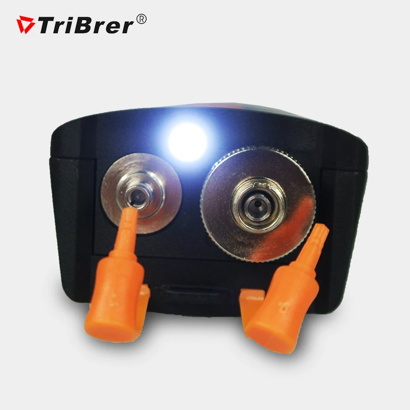 Tribrer OPM+ VFL+ светодиодный APM80T-V10mw мини ручной тип измеритель оптической мощности волоконно-оптический инструмент-70~+ 6dBm