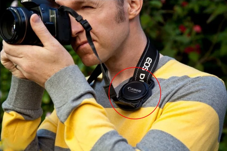 Держатель крышки объектива камеры с пряжкой для Canon Nikon Pentax 52 мм 58 67 размера|camera lens