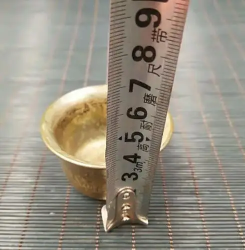 

A Set 4pcs Exquisite Chinese Handwork Copper Carving The Plum Orchid Bamboo Chrysanthemum Tea Cup Wine Cup Blessing Cup