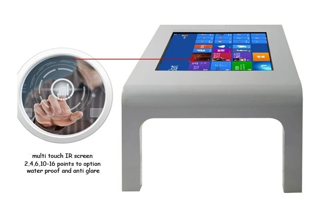 47 дюймов lg ЖК OPS Android Wi Fi интерактивный киоск сенсорный Настольный светильник|table