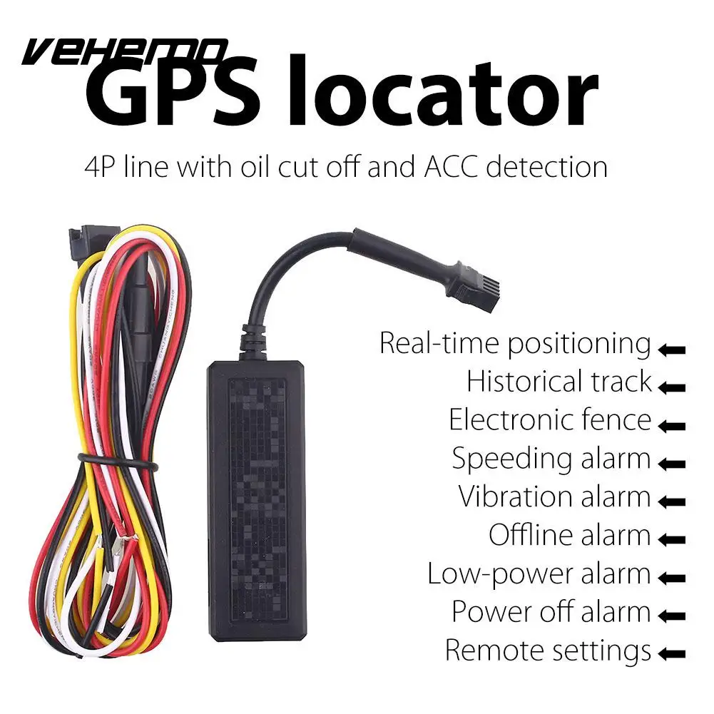 Автомобиль gps трекер локатор ACC обнаружения GSM/GPRS/gps отслеживания местоположения