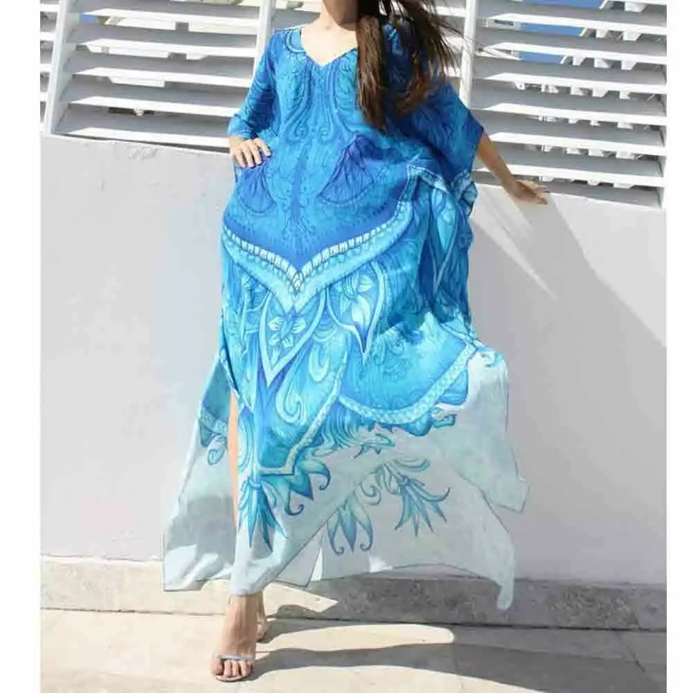 Женский купальный костюм бикини искусственное парео накидка Пляжное платье