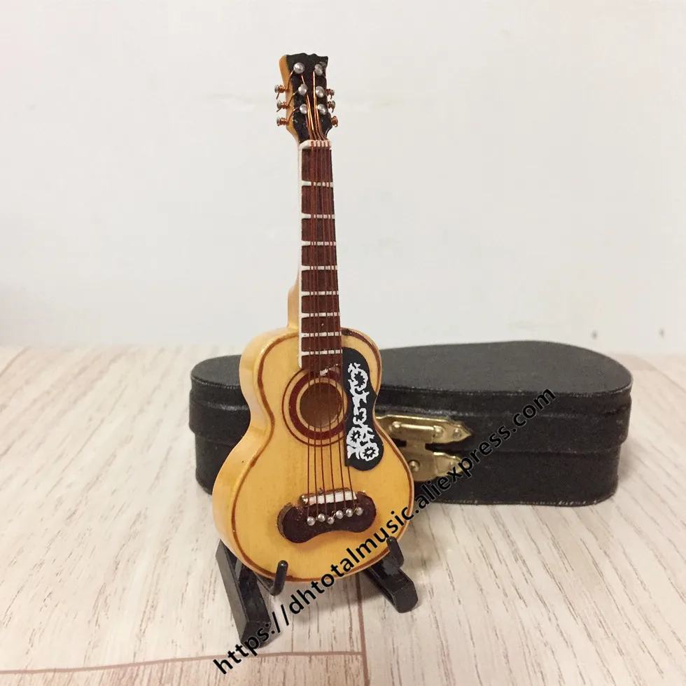 Guitar F-10cm Мини гитара Миниатюрная модель Электрогитара B модель миниатюрная деревянная мини музыкальный инструмент коллекция моделей - Цвет: Guitar F-10cm
