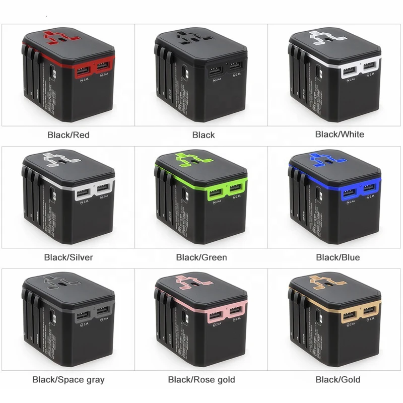 Универсальный Мощность адаптер все в одном World Travel Тип usb C QC 3,0 33 W PD Подключите адаптер Комплект