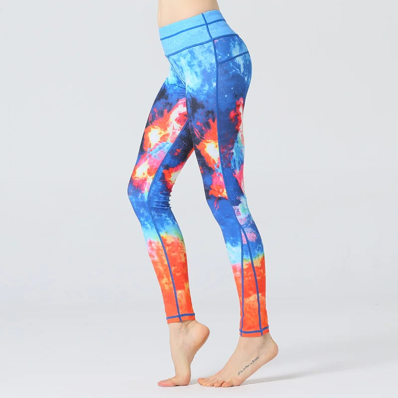 Yoga Leggings Sports Pants Women sports clothing trousers Fitness yoga Compression Sport Tights Sportswear gym clothes | Спорт и