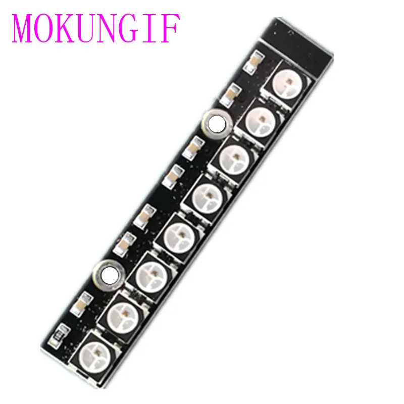 Mokungit 8 бит светодиоды Pixel SK6812 WS2812B 5050 красный зелёный синий + теплый белый