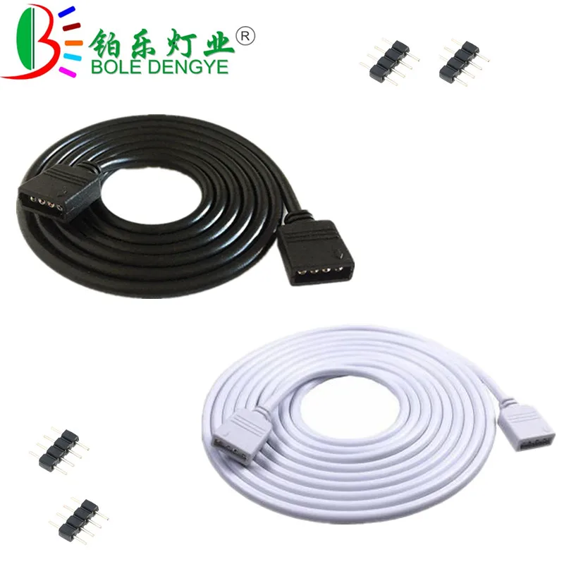 Раздвижной RGB кабель для светодиодных ленсветильник 0 3 м 1 2 5 10 м|Соединители| |