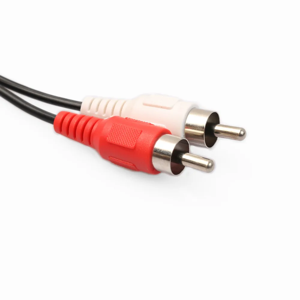 Высокое качество адаптер RCA Phono Y сплиттер кабель 2 папа к женскому аудио свинцовый