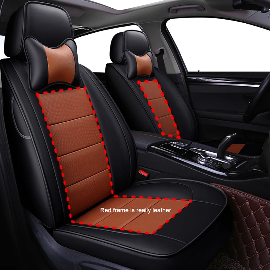KADULEE кожаный чехол для сидения автомобиля Fiat Uno Palio Linea Punto Bravo 500 Panda SUV авто аксессуары для автомобиля