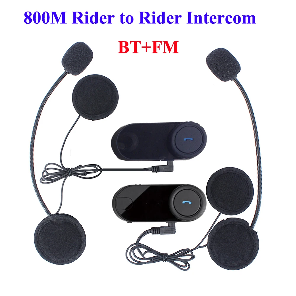 2 шт./лот 800 м всадники Интерком беспроводной Bluetooth мотоцикл Переговорная